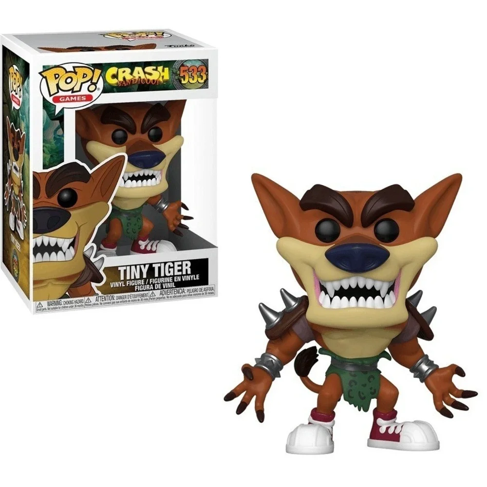 Funko Pop Tiny Tiger #533 Crash Bandicoot GameStop Exclusive Vinyl